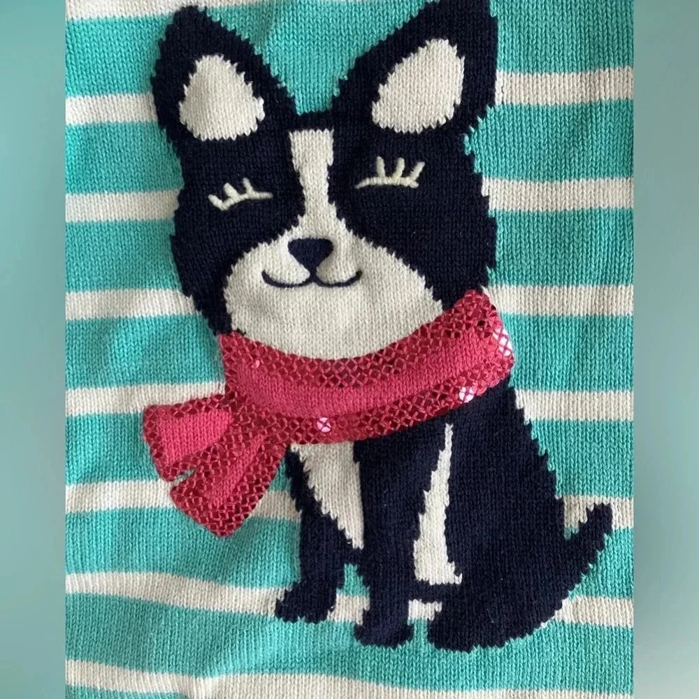 Gymboree Cute Dog Sweater Dress size 5